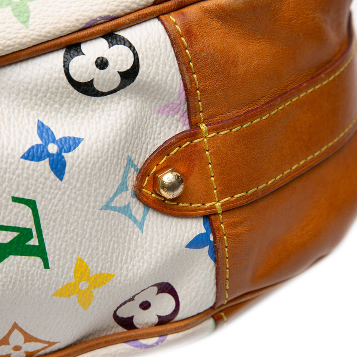 Monogram Multicolore Greta White - Gaby Paris
