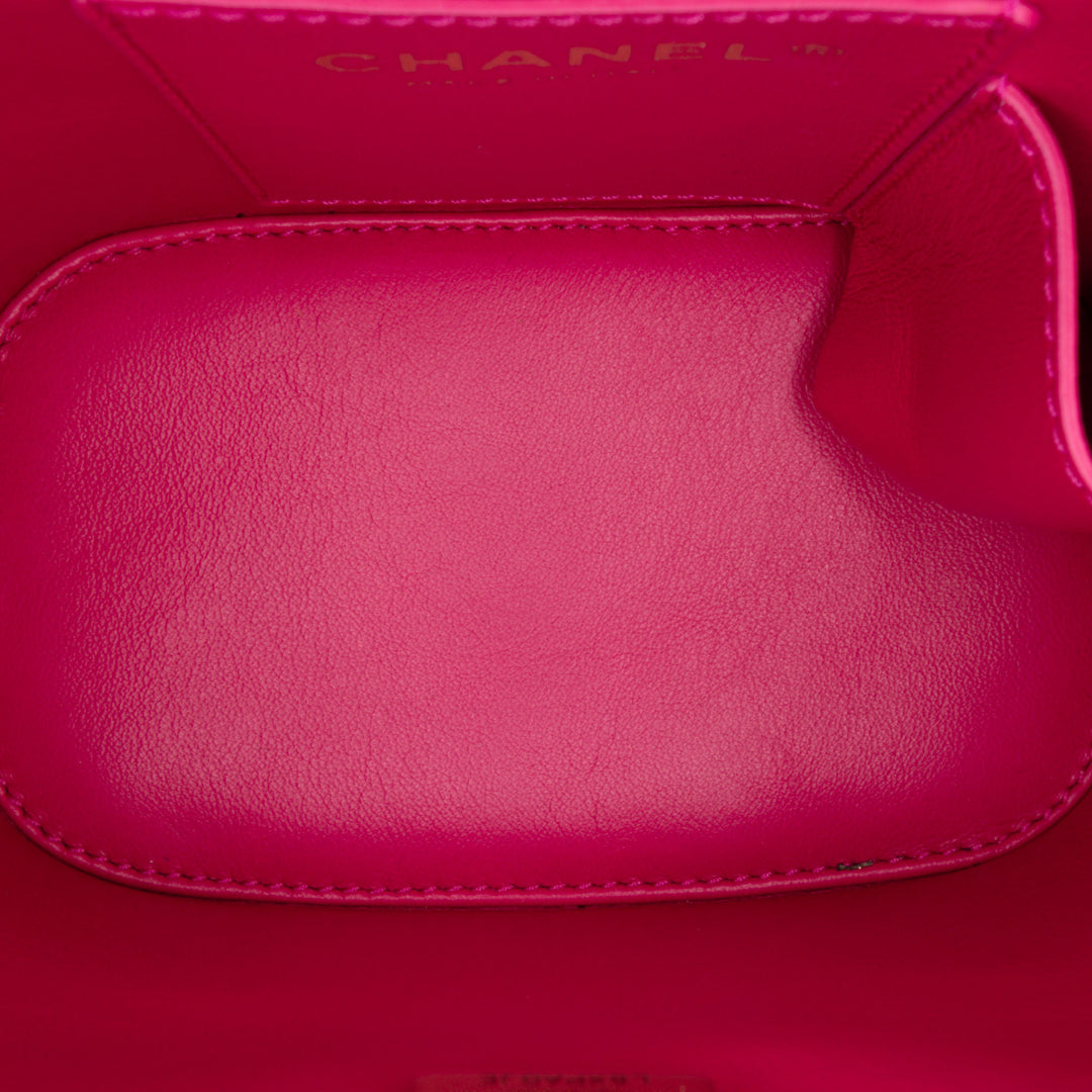 Quilted Tweed Vanity Case Pink - Gaby Paris