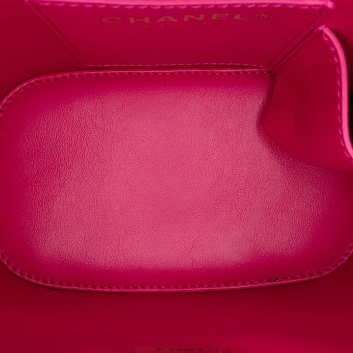 Quilted Tweed Vanity Case Pink - Gaby Paris