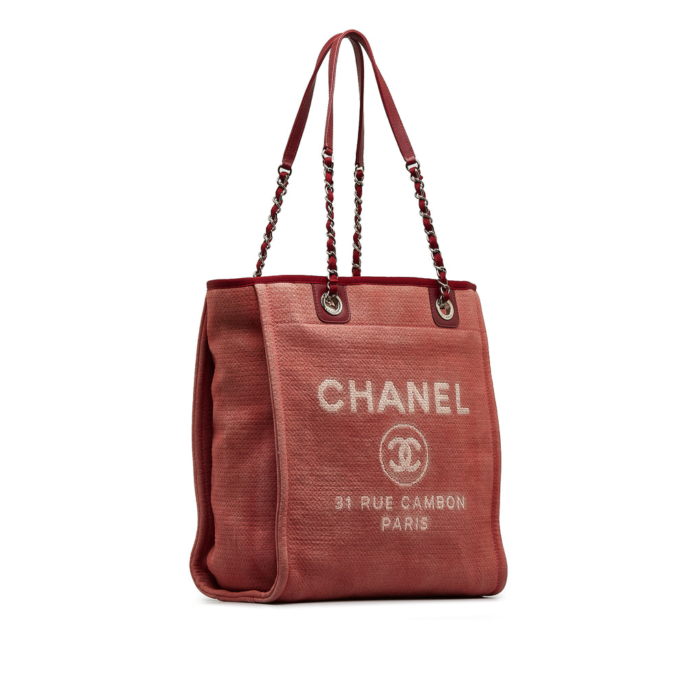 Mini Mixed Fibers Deauville Tote Red - Gaby Paris