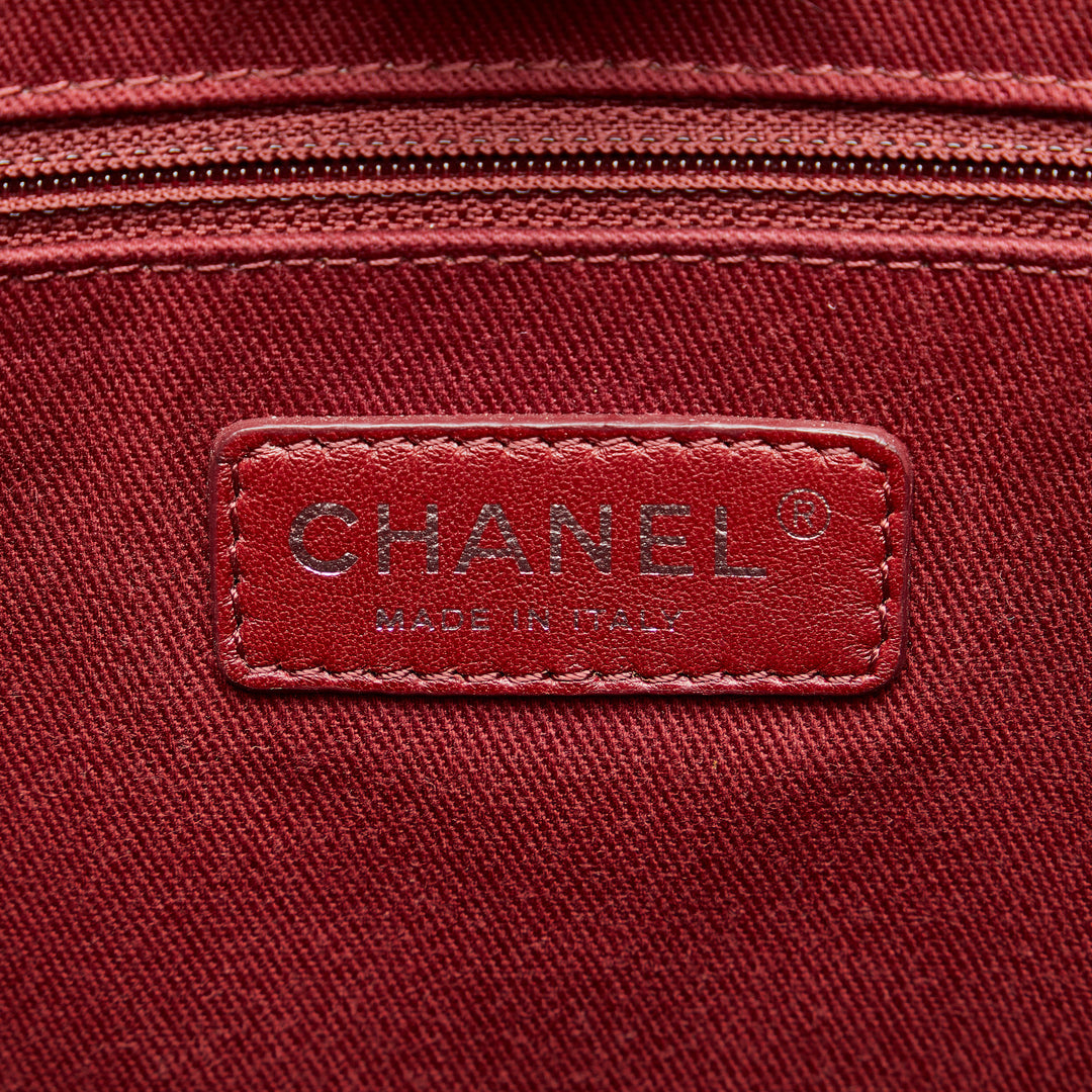 Mini Mixed Fibers Deauville Tote Red - Gaby Paris
