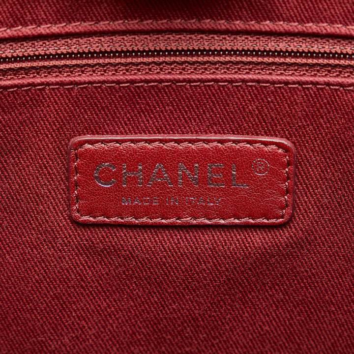 Mini Mixed Fibers Deauville Tote Red - Gaby Paris