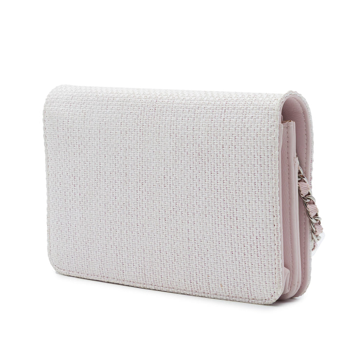 Chanel Deauville Wallet on Chain Rose
