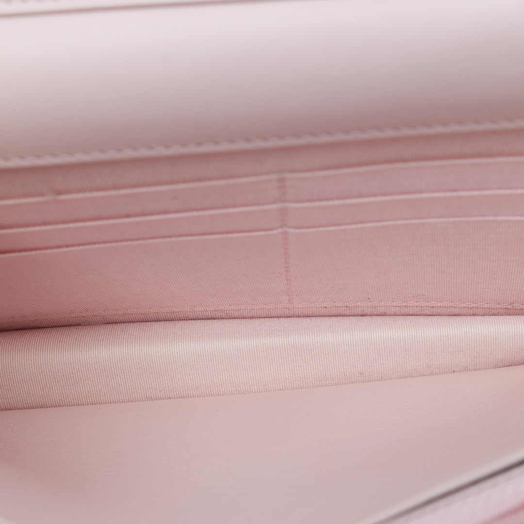 Chanel Deauville Wallet on Chain Rose