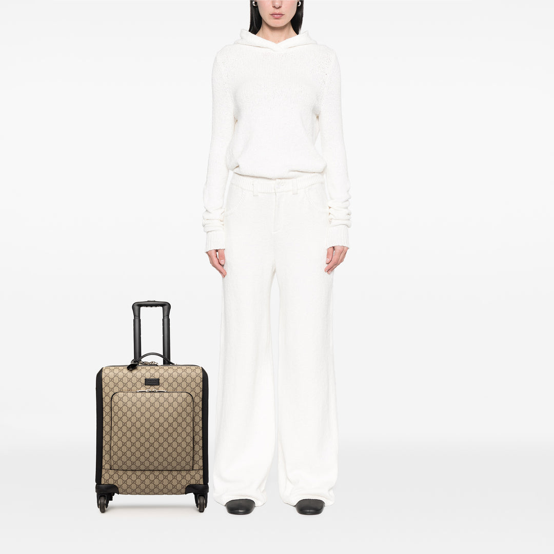 Gucci GG Supreme Carry On Rolling Suitcase