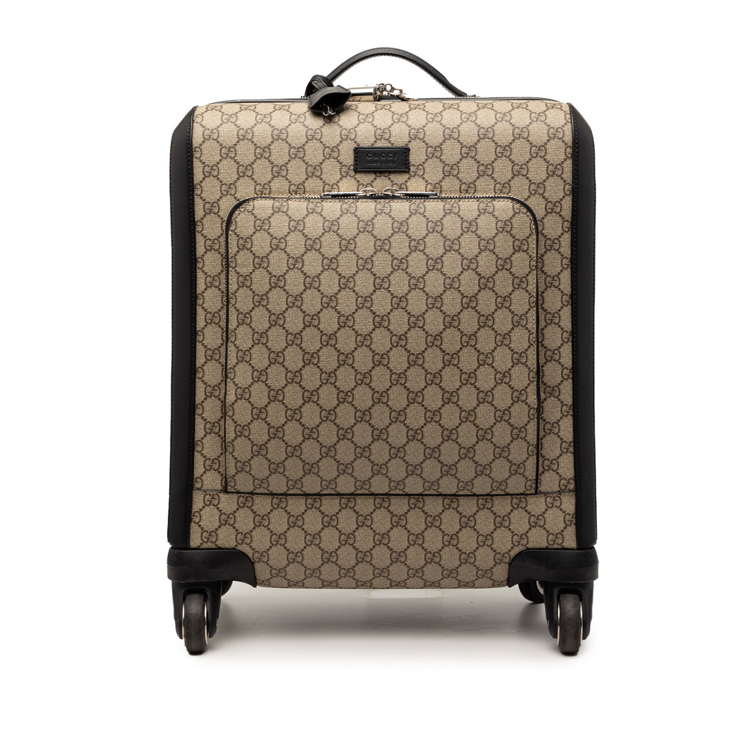 Gucci GG Supreme Carry On Rolling Suitcase