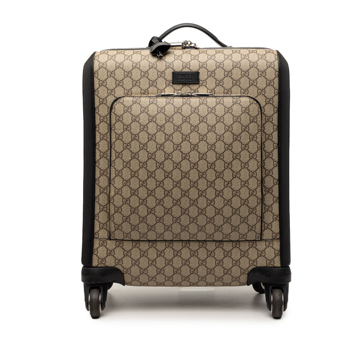 Gucci GG Supreme Carry On Rolling Suitcase