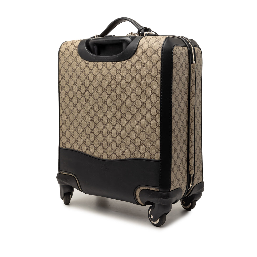 Gucci GG Supreme Carry On Rolling Suitcase