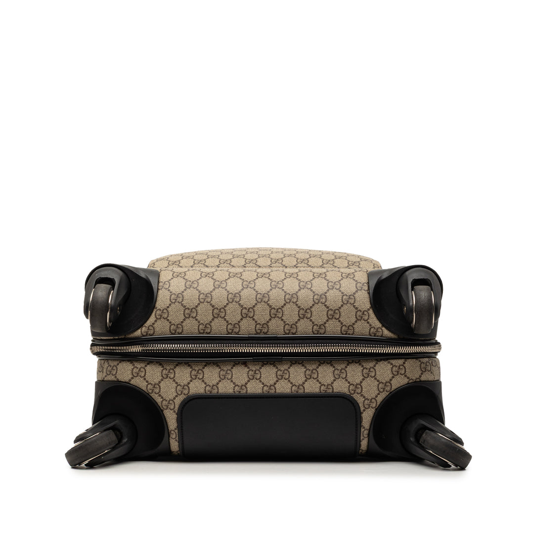 Gucci GG Supreme Carry On Rolling Suitcase