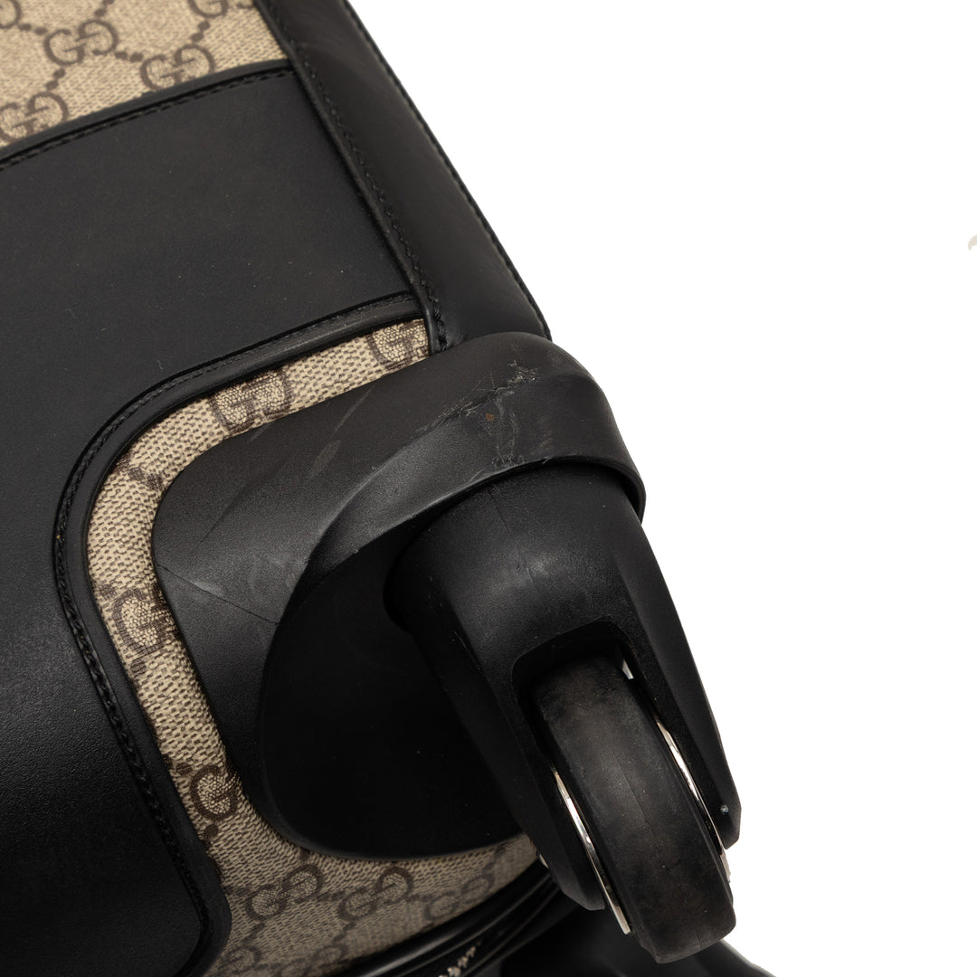 Gucci GG Supreme Carry On Rolling Suitcase