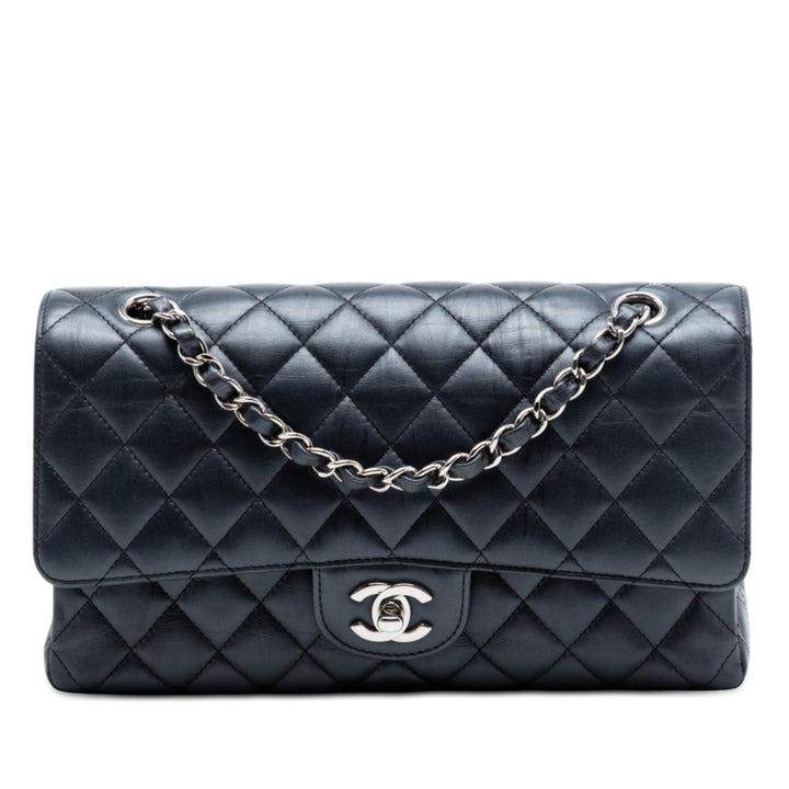 Chanel Medium Classic Cuir d’agneau Double rabat