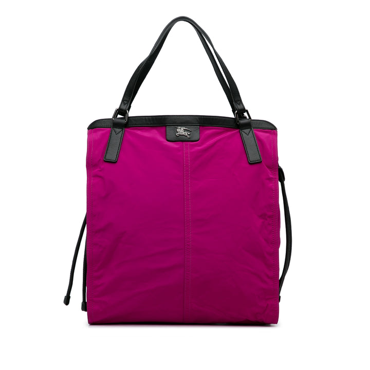 Nylon Buckleigh Tote Bag Pink - Gaby Paris