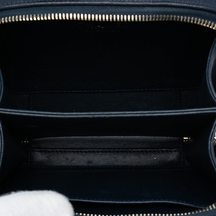 Chanel CC Filigree Vanity Petit Cuir caviar Bleu
