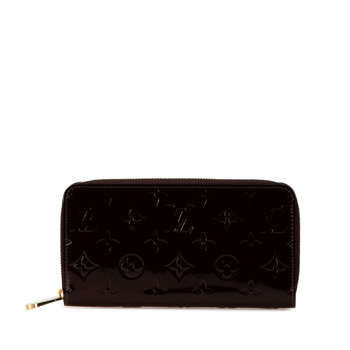 Monogram Vernis Zippy Long Wallet Purple - Gaby Paris