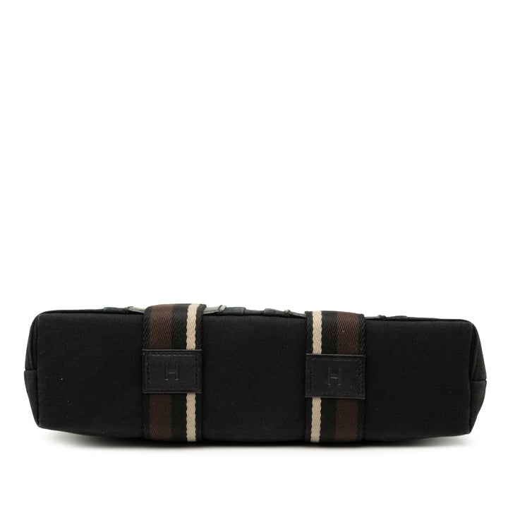 Hermès Toile Sac Troca Horizontal PM Noir – GABY PARIS Authentique