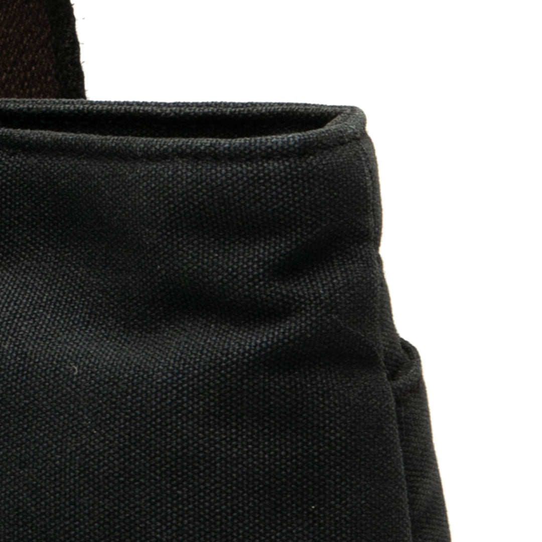 Hermès Toile Sac Troca Horizontal PM Noir – GABY PARIS Authentique