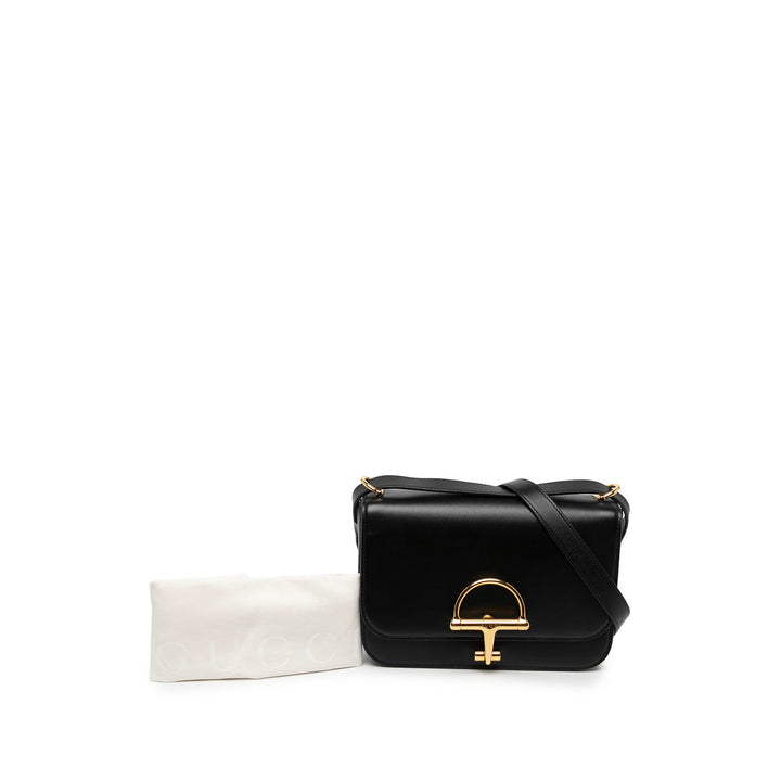 Gucci Sac bandoulière Siena Petit Cuir de veau Noir – vue 6 – GABY PARIS