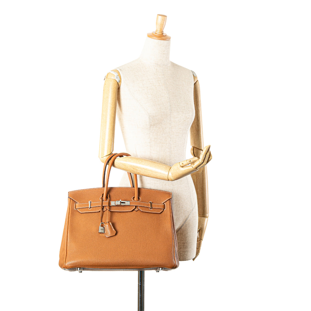 Togo Birkin Retourne 35 Brown - Gaby Paris