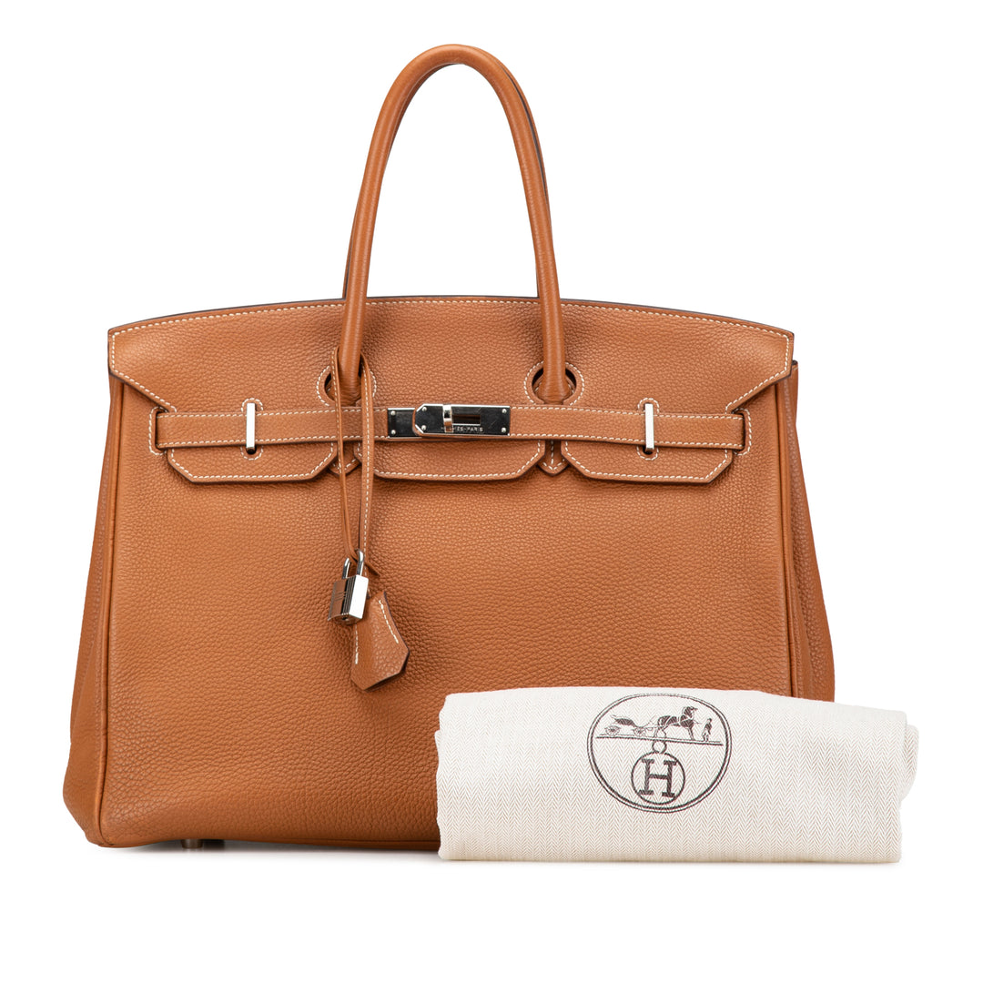 Hermès Togo Birkin Retourne 35 Marron – GABY PARIS Authentique