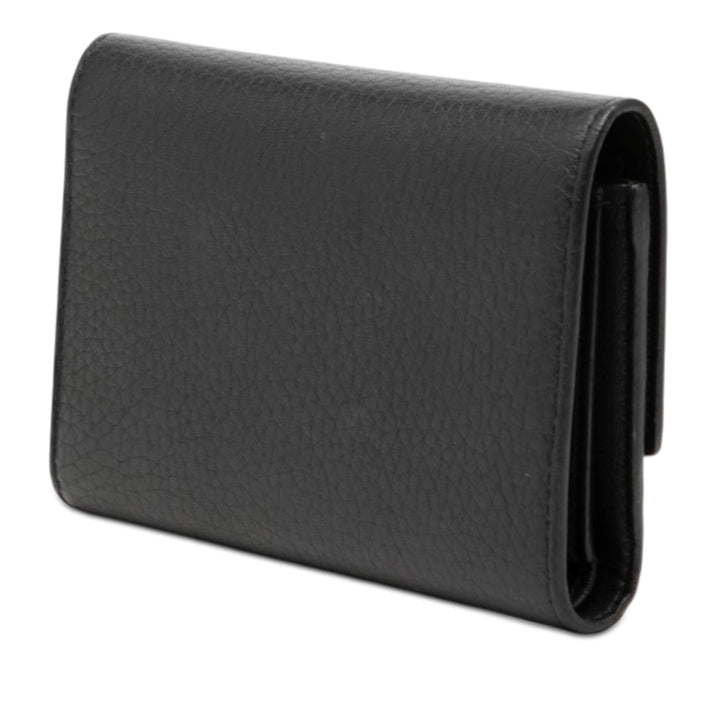 Louis Vuitton clouté Taurillon Capucines Compact Portefeuille