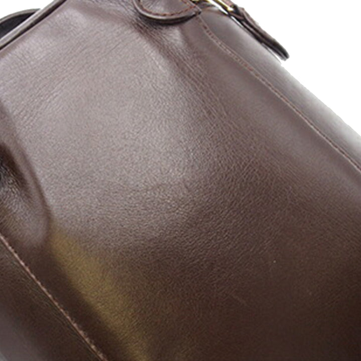 CC Lambskin Vanity Case Brown - Gaby Paris