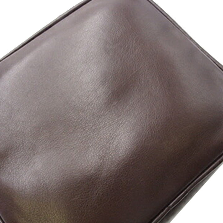 CC Lambskin Vanity Case Brown - Gaby Paris