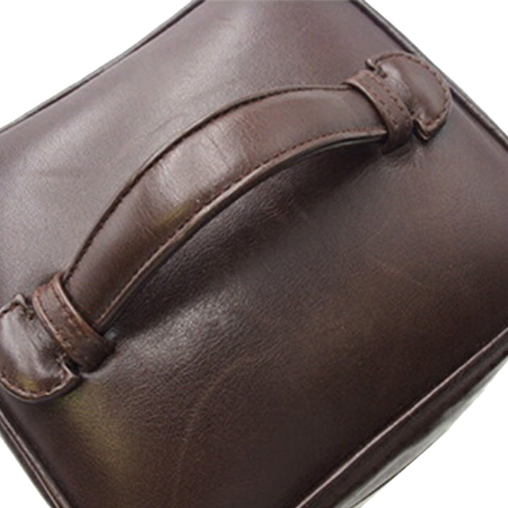 CC Lambskin Vanity Case Brown - Gaby Paris