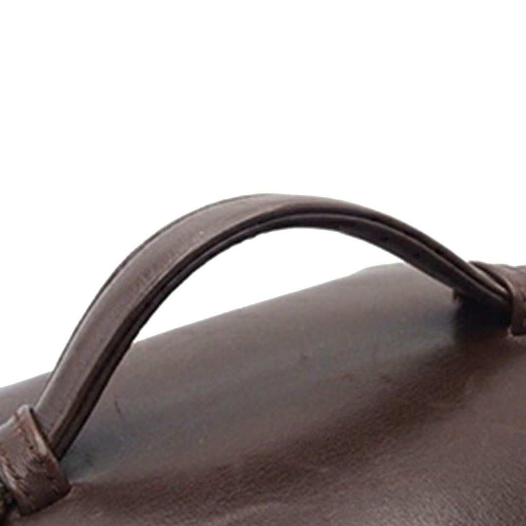 CC Lambskin Vanity Case Brown - Gaby Paris