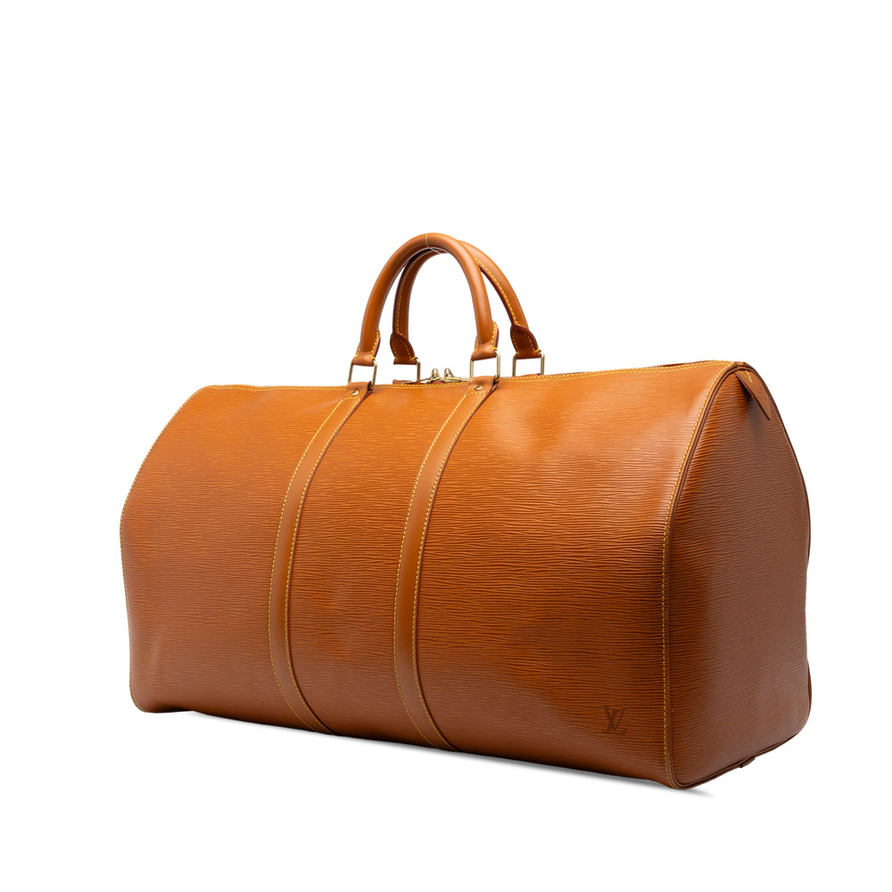 Louis Vuitton Sac de voyage Keepall 55 Épi Marron – vue 2 – GABY PARIS