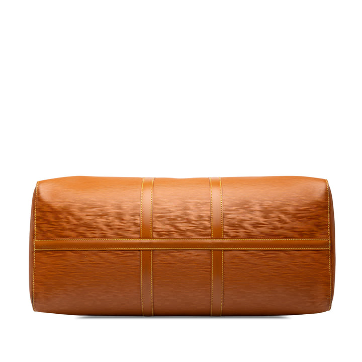 Louis Vuitton Sac de voyage Keepall 55 Épi Marron – vue 3 – GABY PARIS