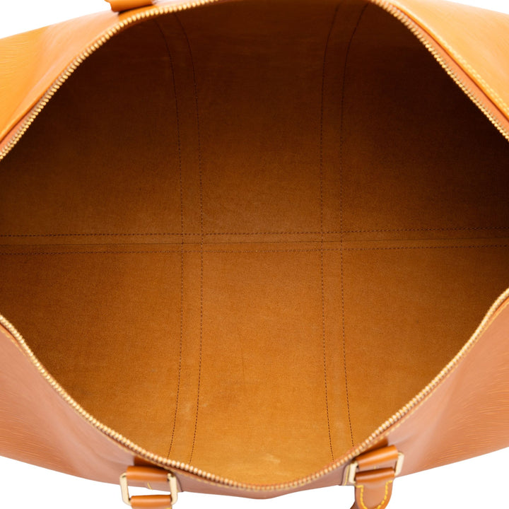 Louis Vuitton Sac de voyage Keepall 55 Épi Marron – vue 4 – GABY PARIS
