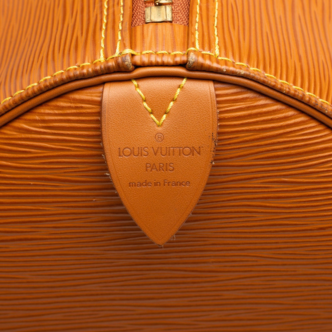 Louis Vuitton Sac de voyage Keepall 55 Épi Marron – vue 5 – GABY PARIS