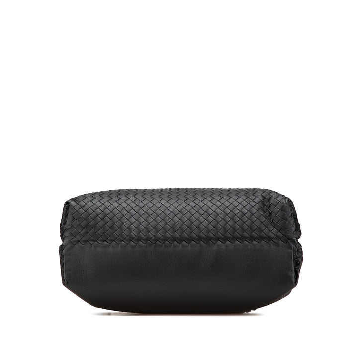 Nappa Intrecciato Business Bag Black - Gaby Paris