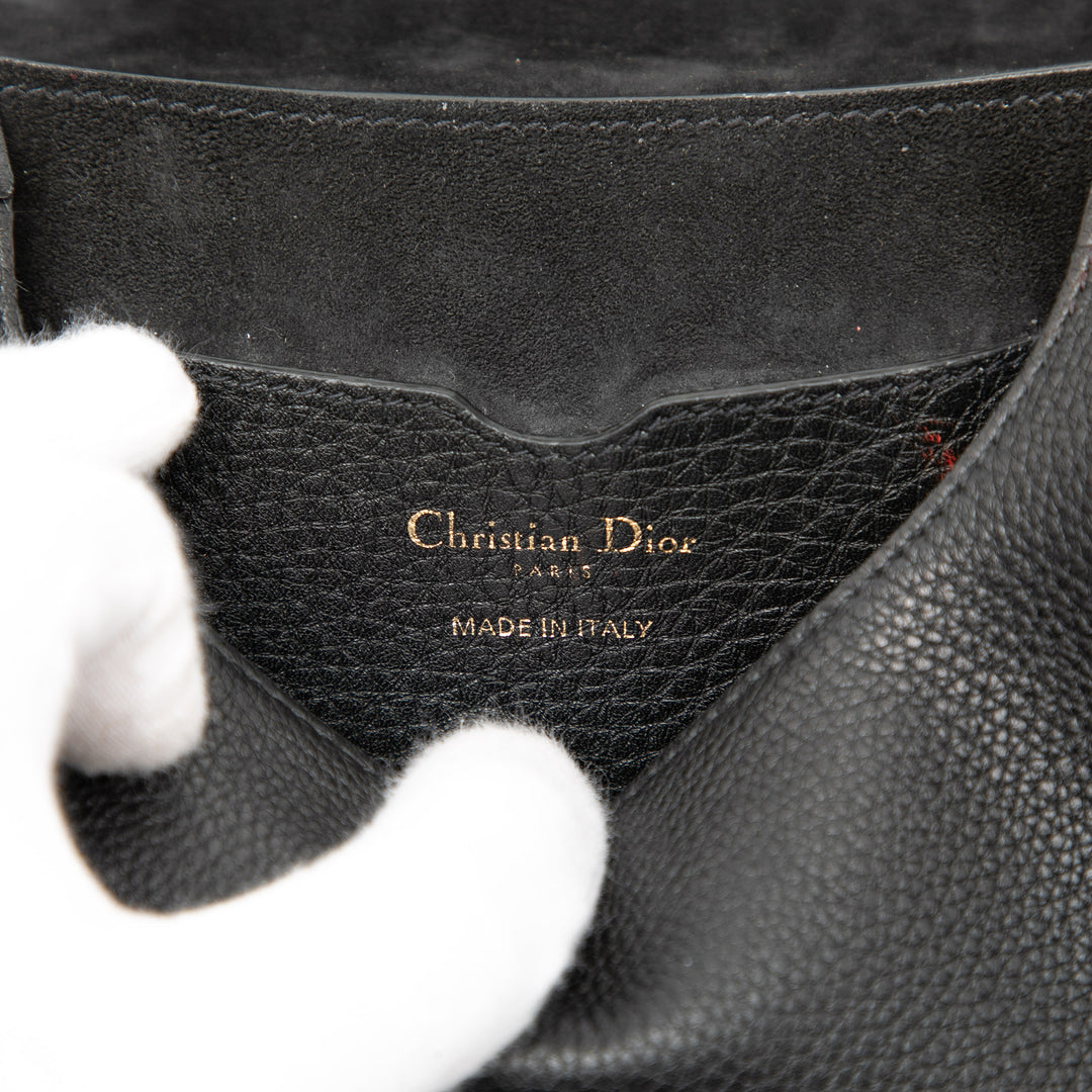 Dior Small Cuir de veau grainé Bobby Sac porté croisé