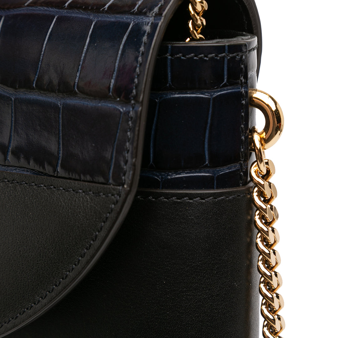 Chloé Croc embossé Cuir Aby Lock Sac