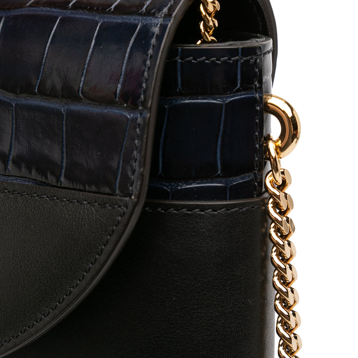 Chloé Croc embossé Cuir Aby Lock Sac