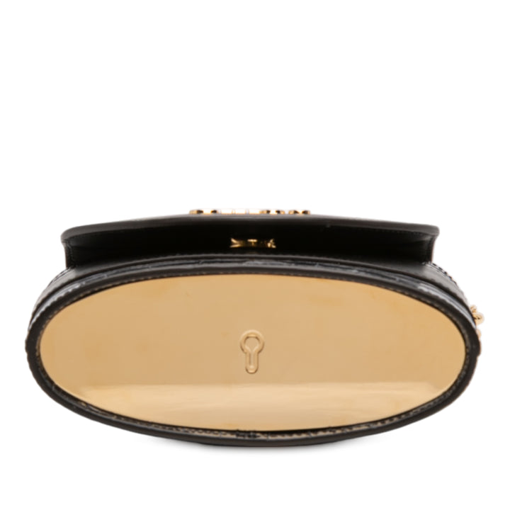 Chloé Croc embossé Cuir Aby Lock Sac