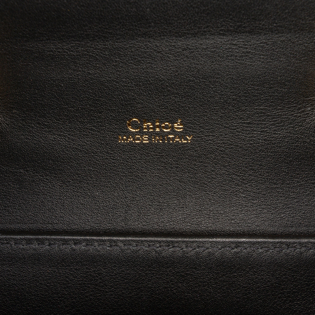 Chloé Croc embossé Cuir Aby Lock Sac