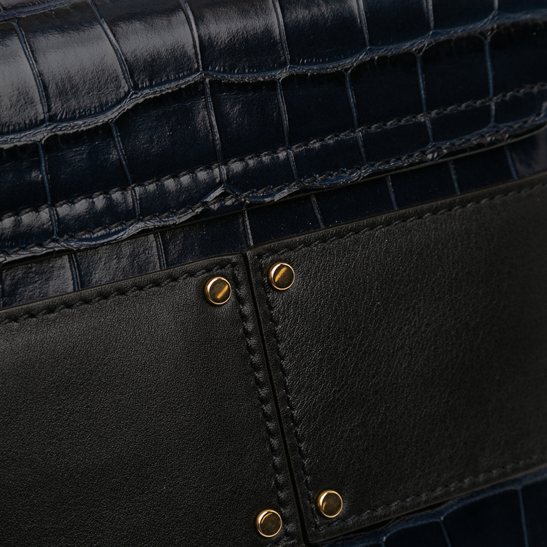 Chloé Croc embossé Cuir Aby Lock Sac