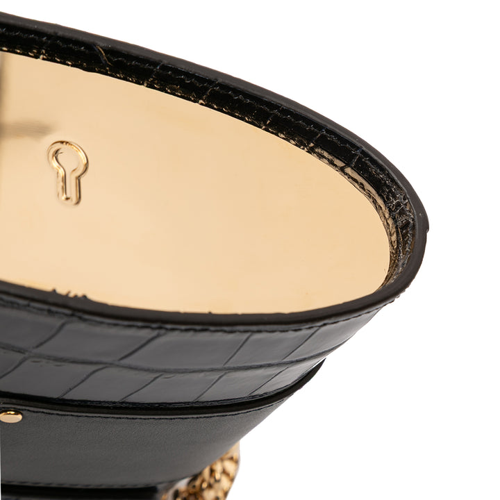 Chloé Croc embossé Cuir Aby Lock Sac