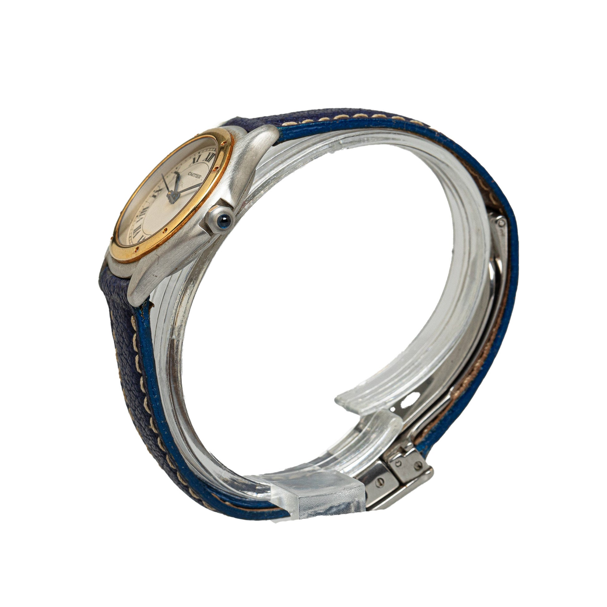 Quartz Stainless Steel Cougar Watch Silver - Gaby Paris