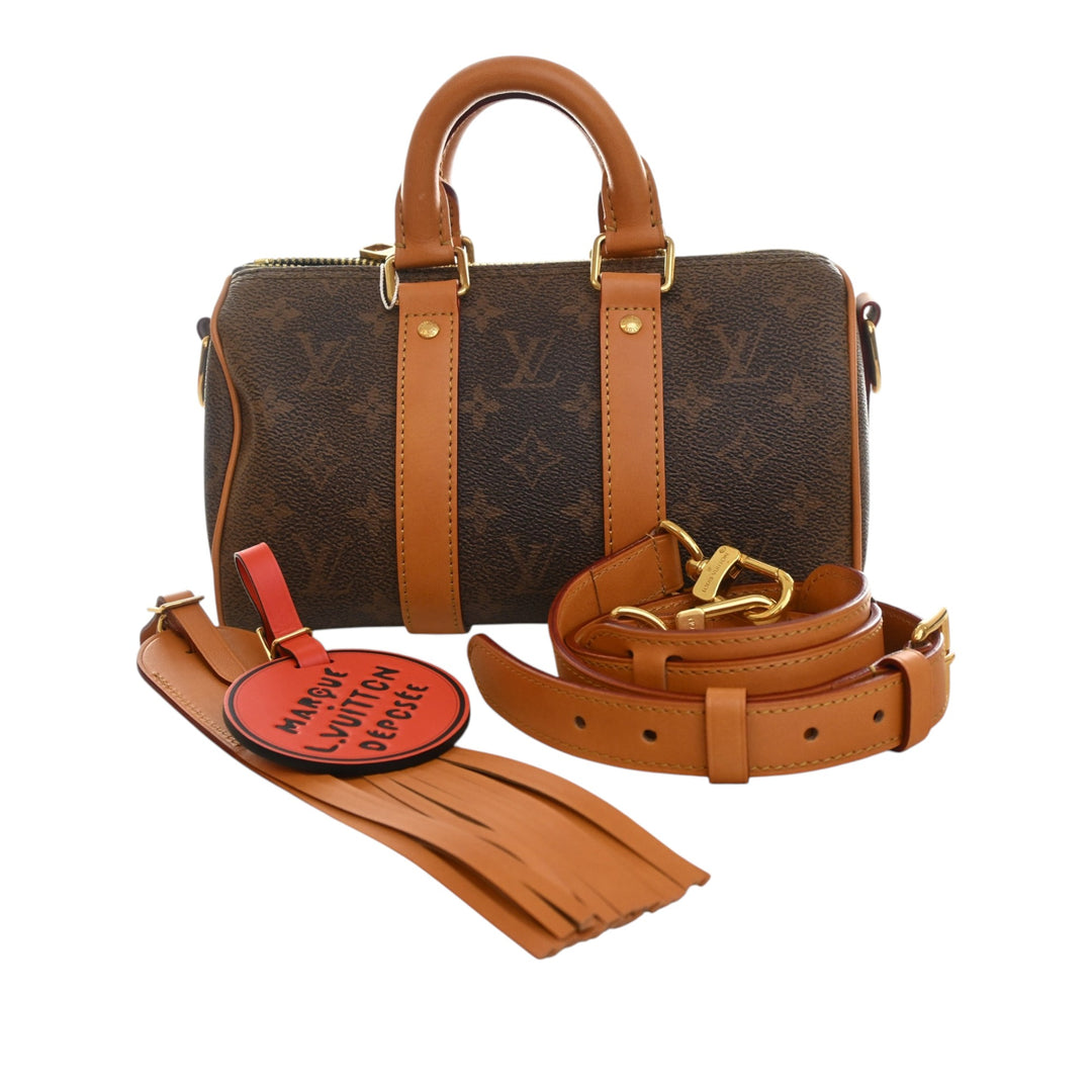 Dust Keepall Bandouliere 25 Monogram Marron