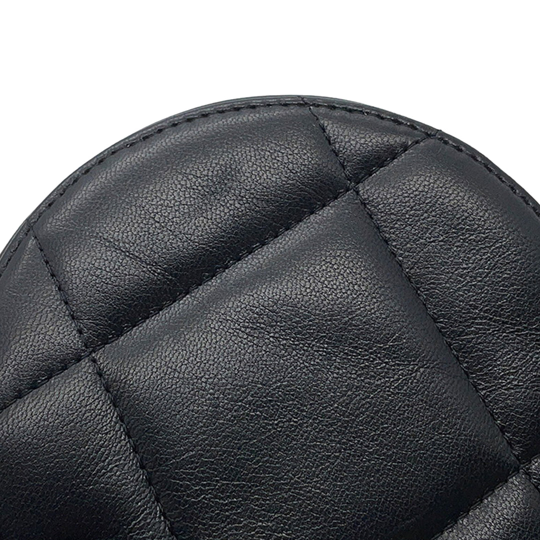 Chanel Cuir d’agneau 19 Rond Pochette avec chaîne
