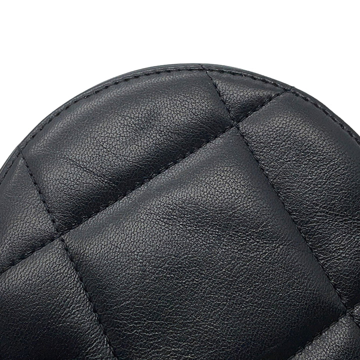 Chanel Cuir d’agneau 19 Rond Pochette avec chaîne