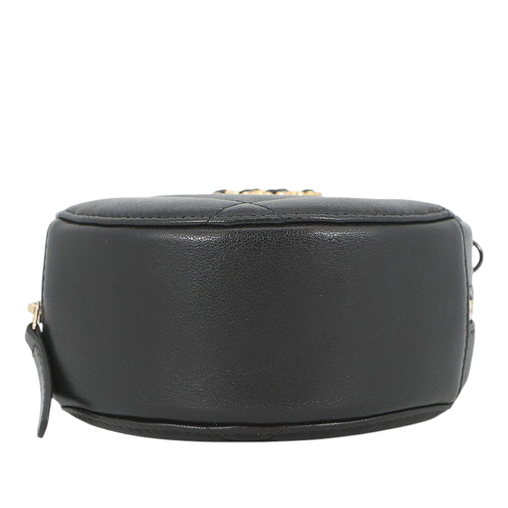 Chanel Cuir d’agneau 19 Rond Pochette avec chaîne