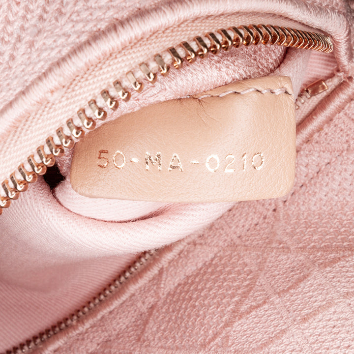 Dior Medium Toile Cannage Lady D Lite Rose