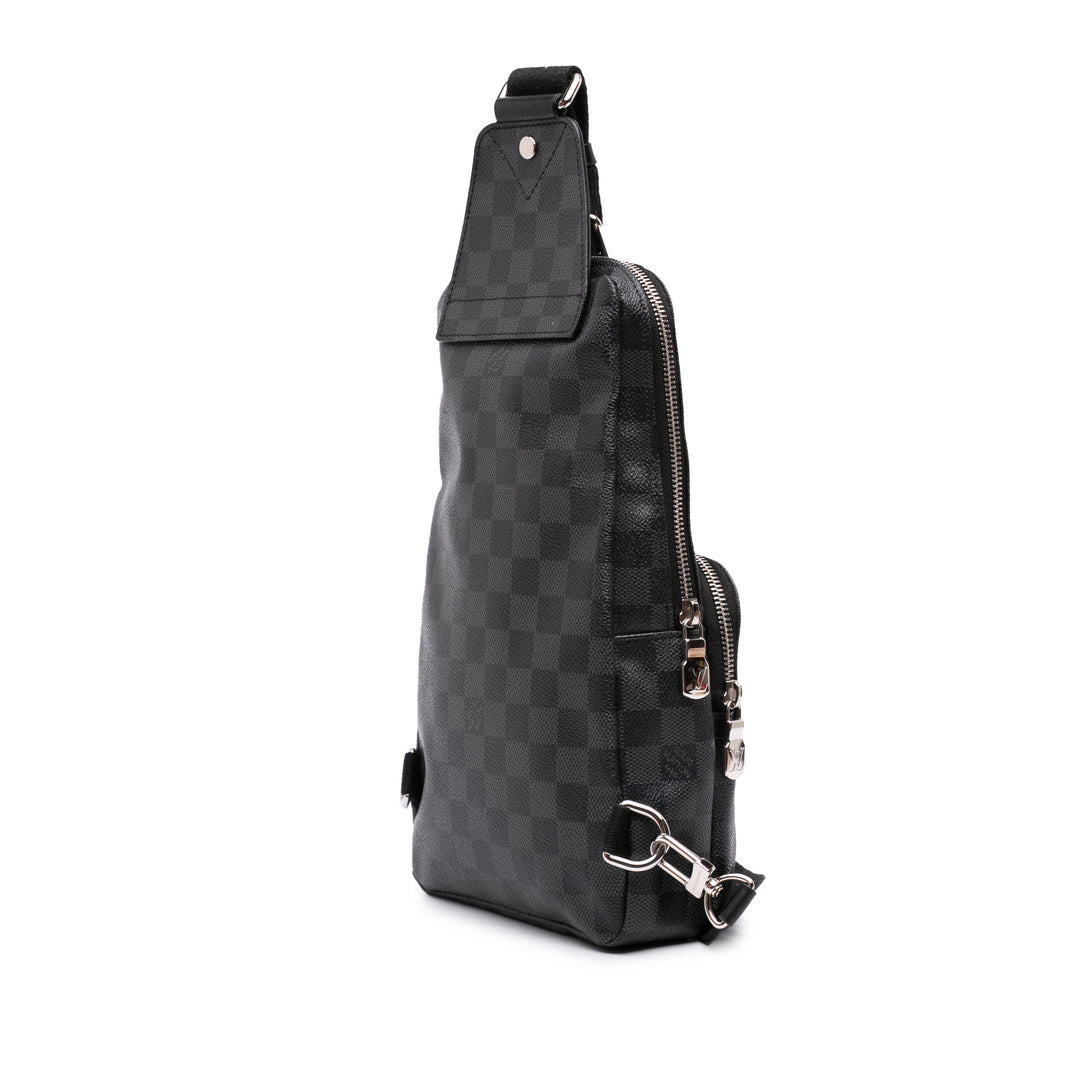 Louis Vuitton LV League Avenue Sling Damier Graphite Noir
