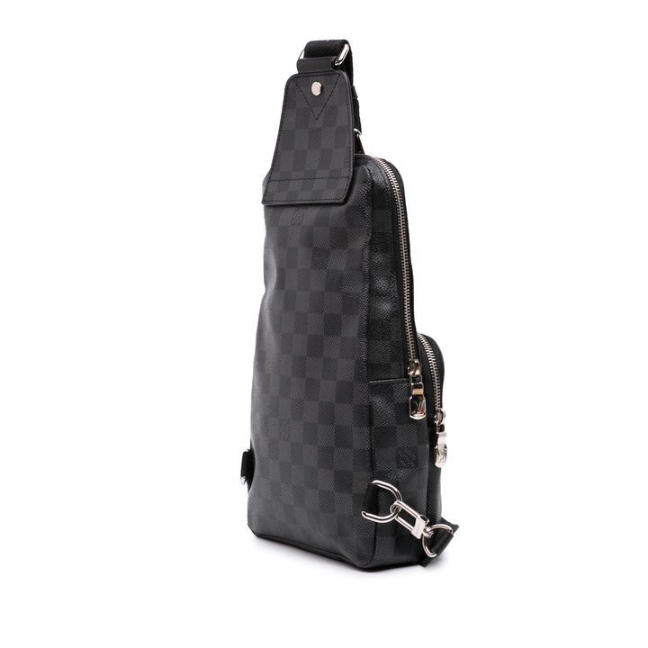 Louis Vuitton LV League Avenue Sling Damier Graphite Noir