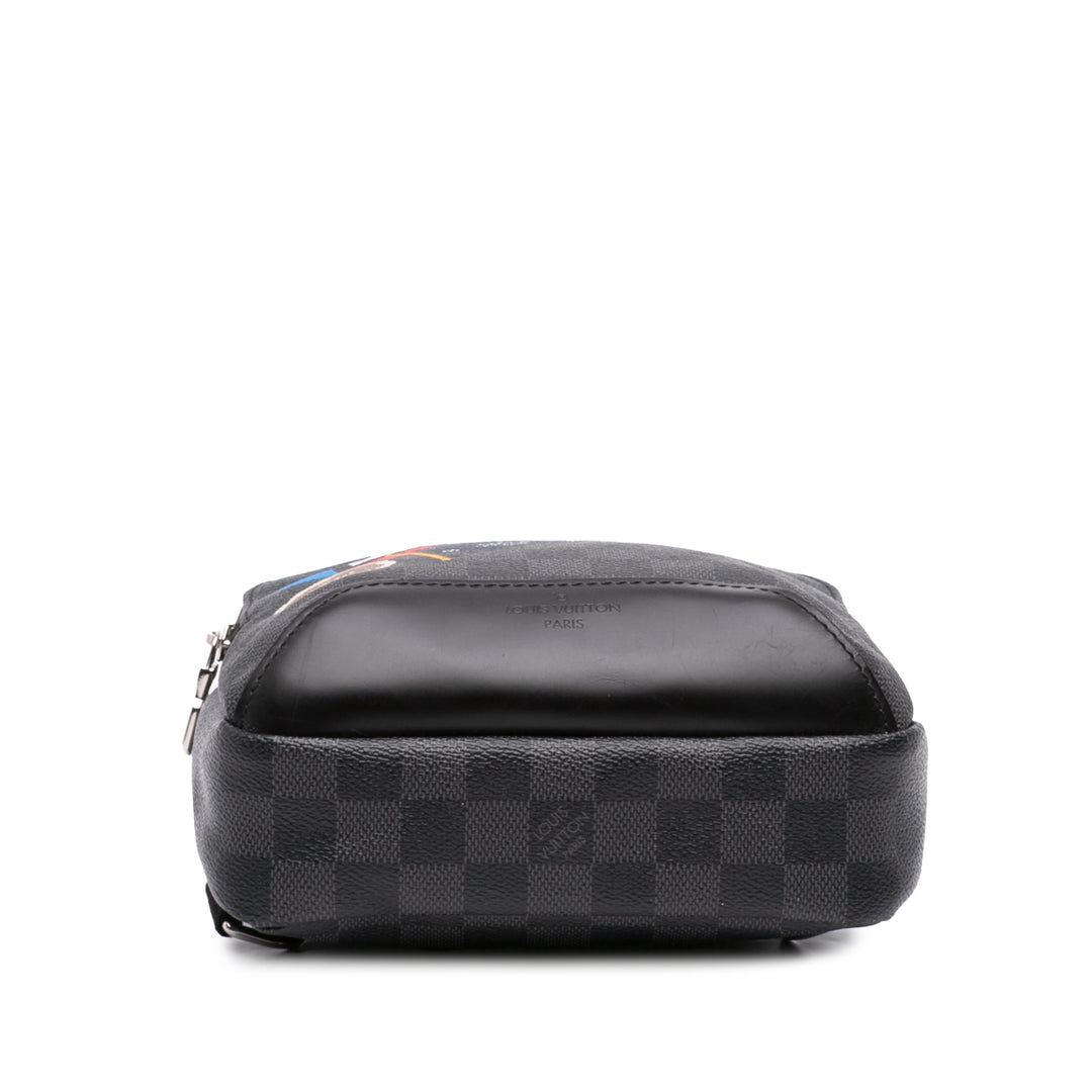 Louis Vuitton LV League Avenue Sling Damier Graphite Noir