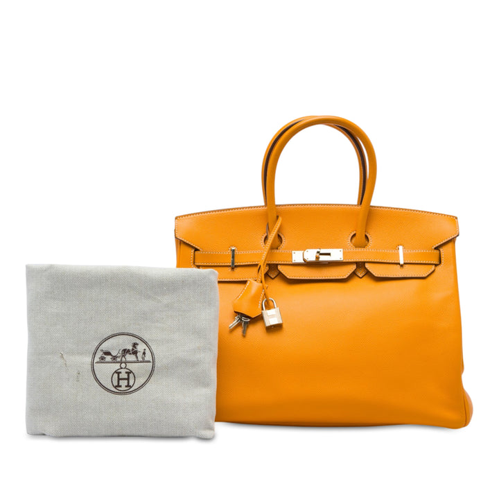 Candy Birkin Retourne 35 Epsom Jaune
